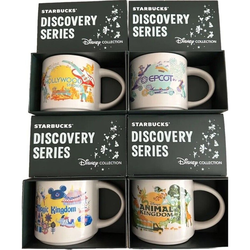 Disney Parks Starbucks Mugs Discovery Series Epcot Magic HS‎ Animal 14 oz…